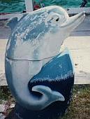 海豚垃圾桶